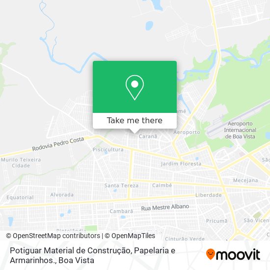 Potiguar Material de Construção, Papelaria e Armarinhos. map