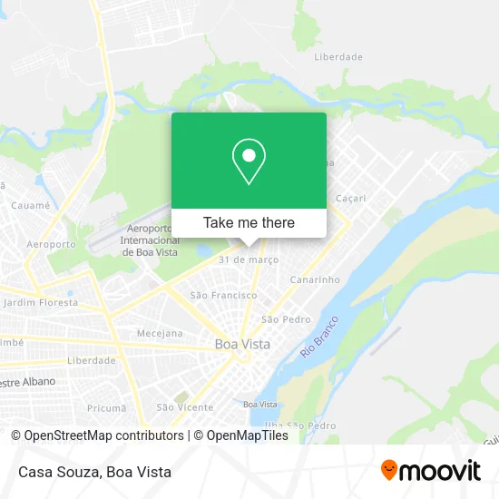 Casa Souza map