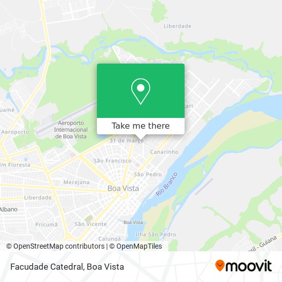 Facudade Catedral map