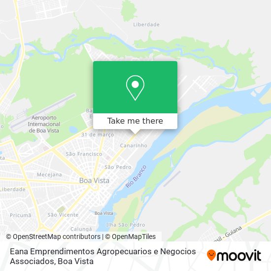 Mapa Eana Emprendimentos Agropecuarios e Negocios Associados