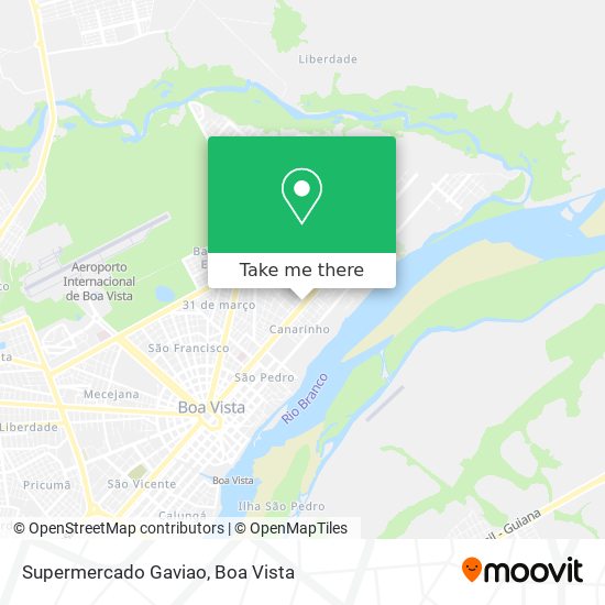 Mapa Supermercado Gaviao