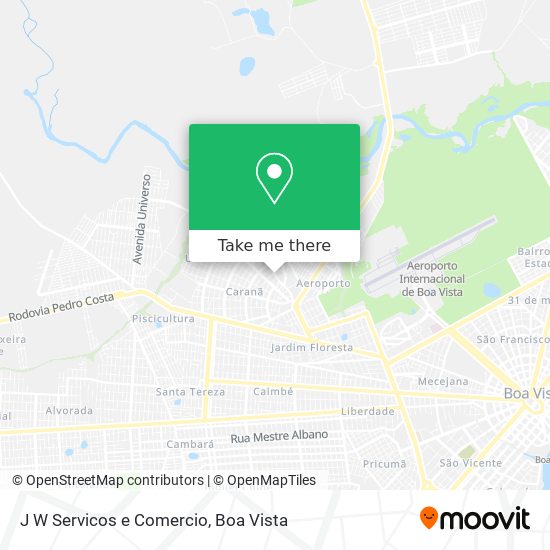 J W Servicos e Comercio map