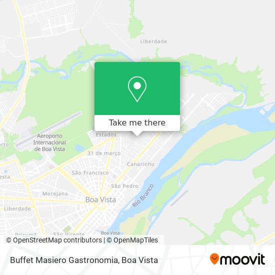 Buffet Masiero Gastronomia map