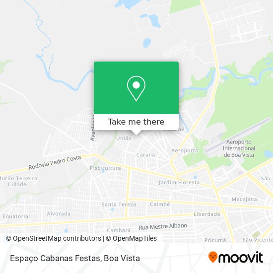 Espaço Cabanas Festas map