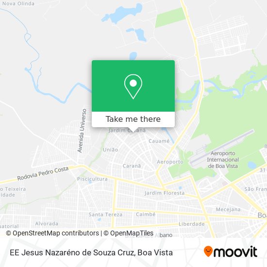EE Jesus Nazaréno de Souza Cruz map