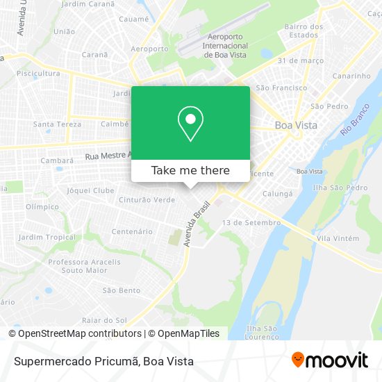 Mapa Supermercado Pricumã
