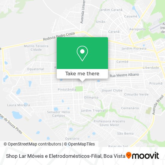 Shop Lar Móveis e Eletrodomésticos-Filial map