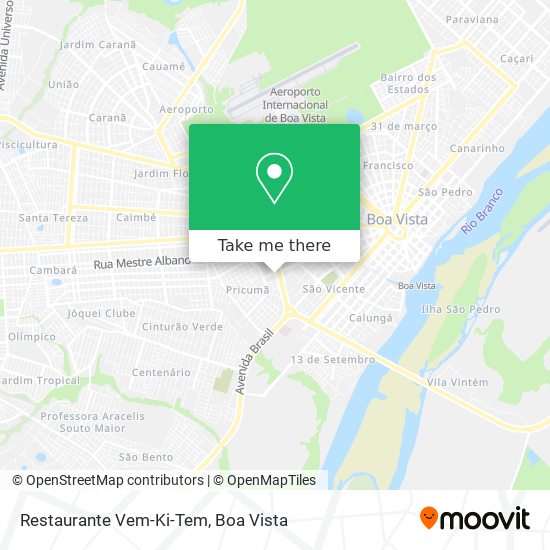 Mapa Restaurante Vem-Ki-Tem