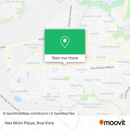 Alex Moto Peças map