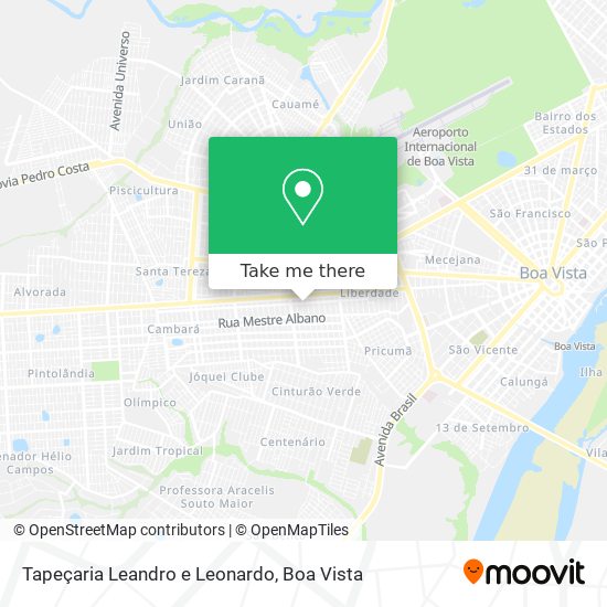 Tapeçaria Leandro e Leonardo map