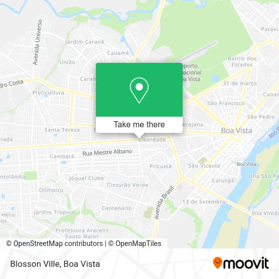 Blosson Ville map