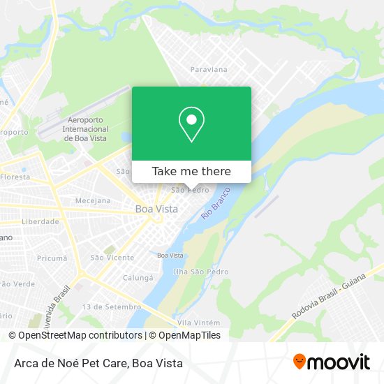 Arca de Noé Pet Care map