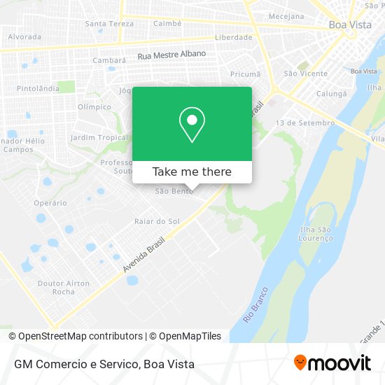GM Comercio e Servico map