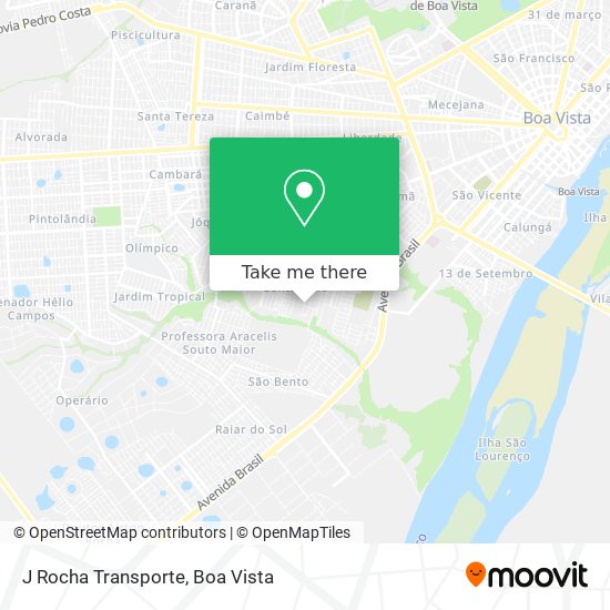 J Rocha Transporte map