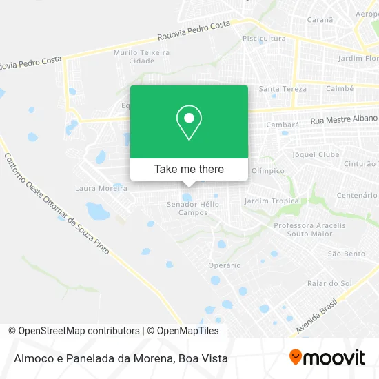 Almoco e Panelada da Morena map