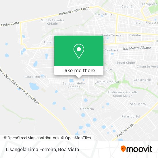 Lisangela Lima Ferreira map