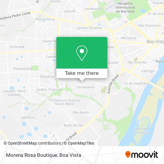 Mapa Morena Rosa Boutique