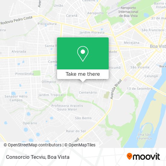 Consorcio Tecviu map