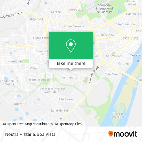 Mapa Nostra Pizzaria