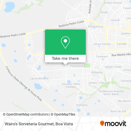 Mapa Wairo's Sorveteria Gourmet