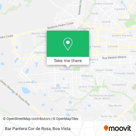 Bar Pantera Cor de Rosa map