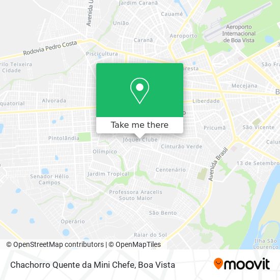 Mapa Chachorro Quente da Mini Chefe