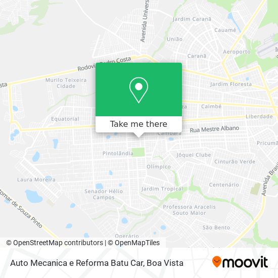 Mapa Auto Mecanica e Reforma Batu Car