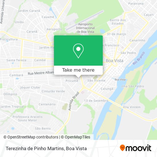 Terezinha de Pinho Martins map
