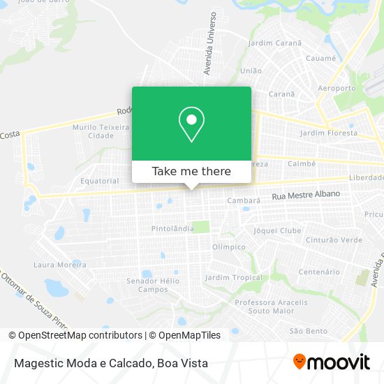 Mapa Magestic Moda e Calcado