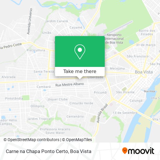 Carne na Chapa Ponto Certo map