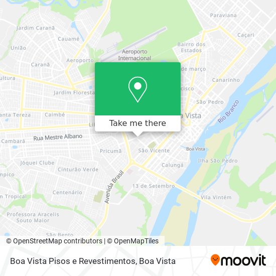 Boa Vista Pisos e Revestimentos map