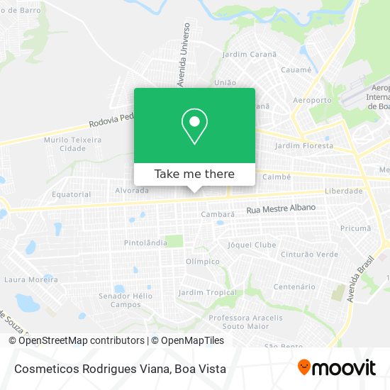 Mapa Cosmeticos Rodrigues Viana