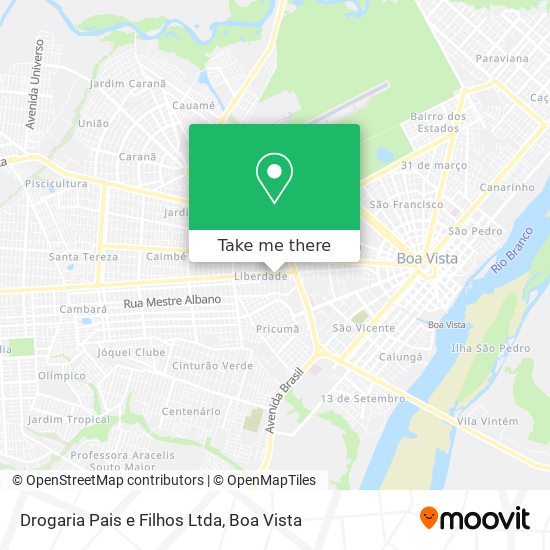 Drogaria Pais e Filhos Ltda map