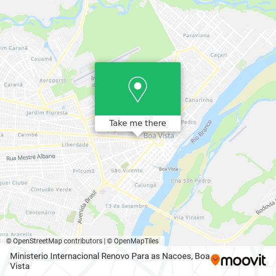 Mapa Ministerio Internacional Renovo Para as Nacoes