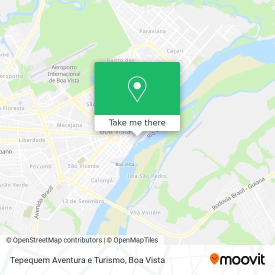Tepequem Aventura e Turismo map