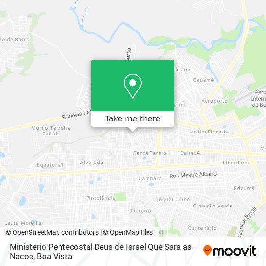 Mapa Ministerio Pentecostal Deus de Israel Que Sara as Nacoe