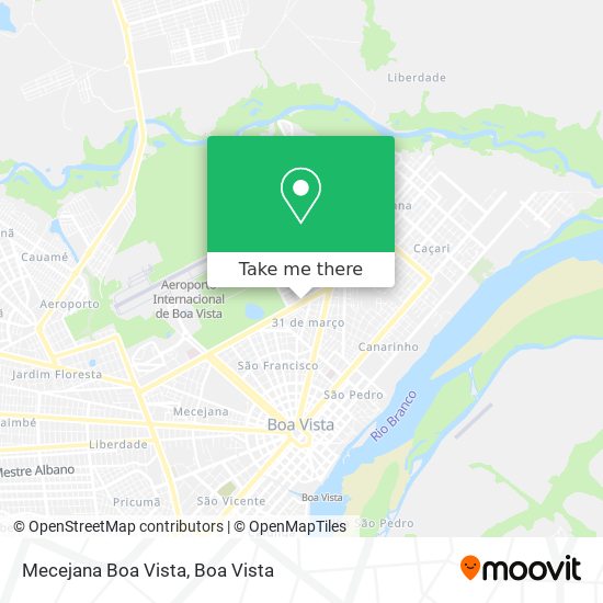 Mecejana Boa Vista map