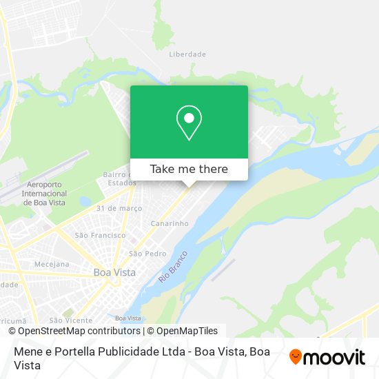 Mapa Mene e Portella Publicidade Ltda - Boa Vista