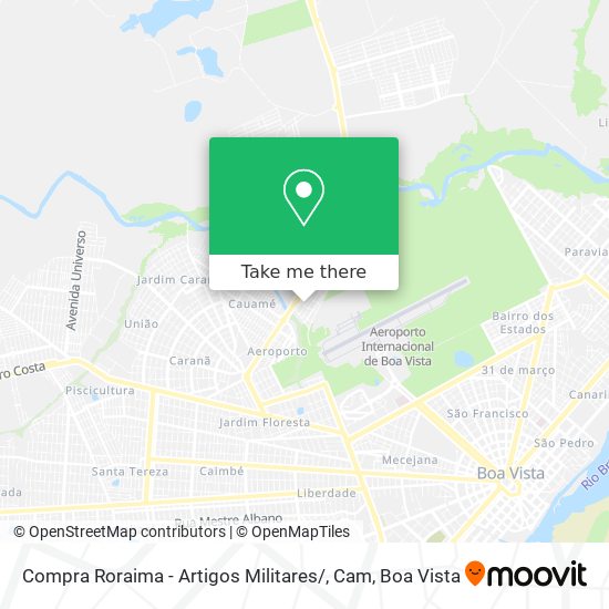 Compra Roraima - Artigos Militares / , Cam map
