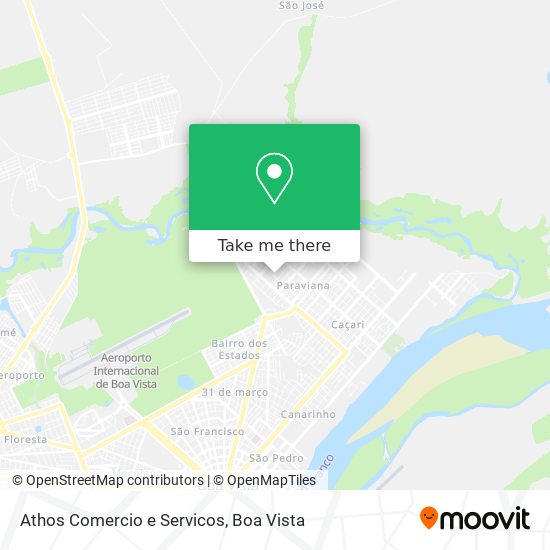 Athos Comercio e Servicos map