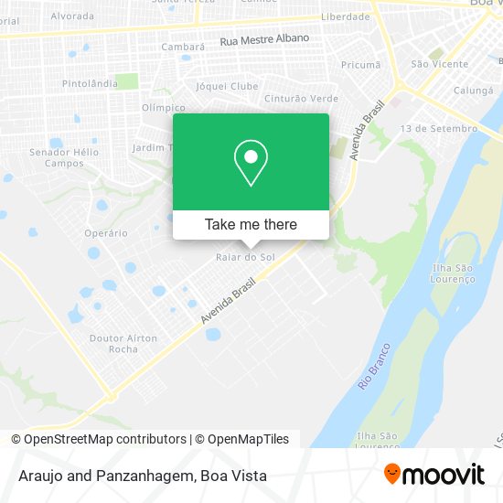 Araujo and Panzanhagem map