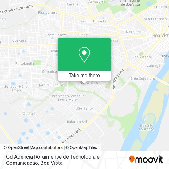 Gd Agencia Roraimense de Tecnologia e Comunicacao map