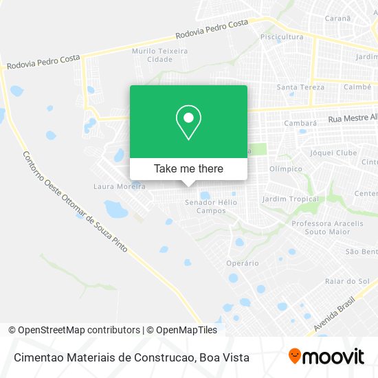 Cimentao Materiais de Construcao map