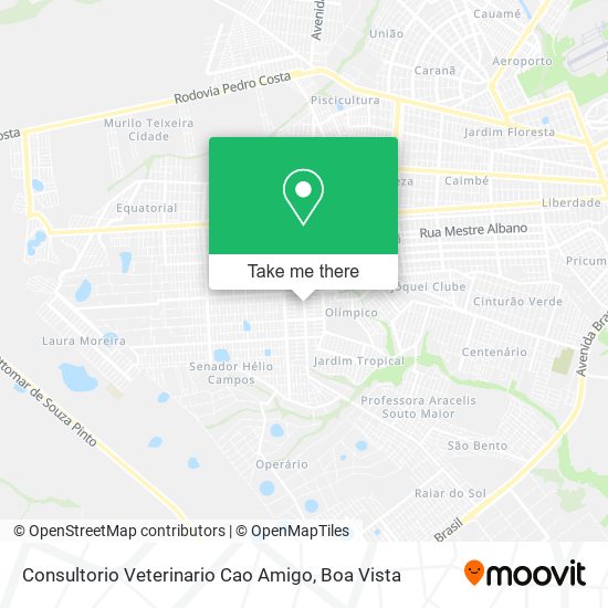 Mapa Consultorio Veterinario Cao Amigo