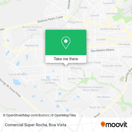 Comercial Super Rocha map