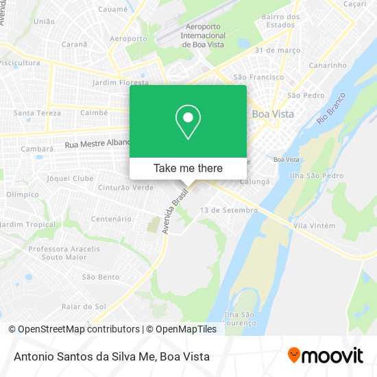 Antonio Santos da Silva Me map