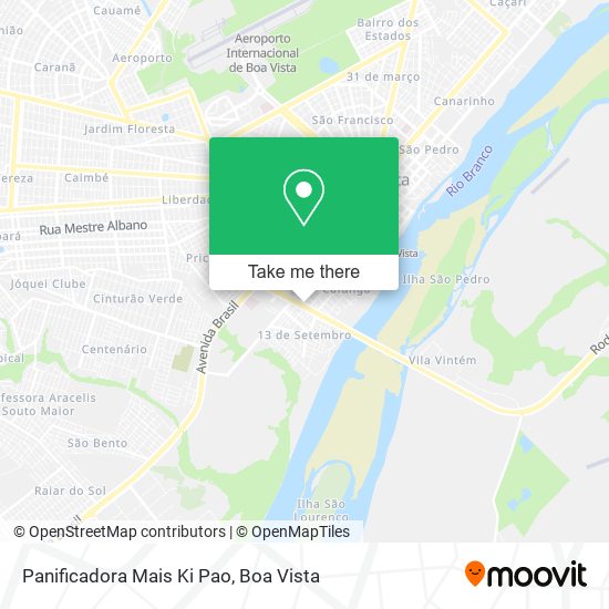 Panificadora Mais Ki Pao map