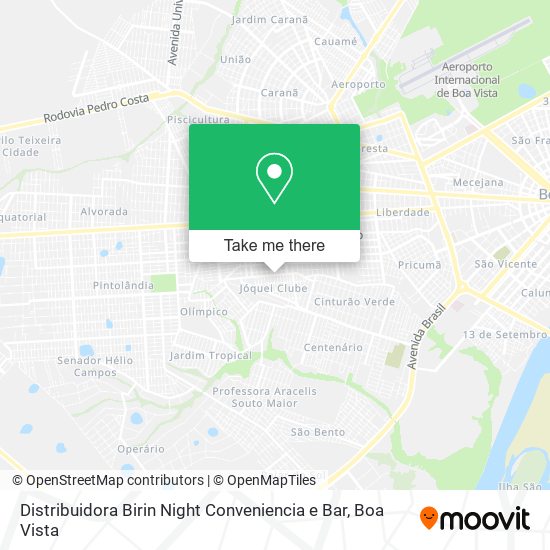 Distribuidora Birin Night Conveniencia e Bar map