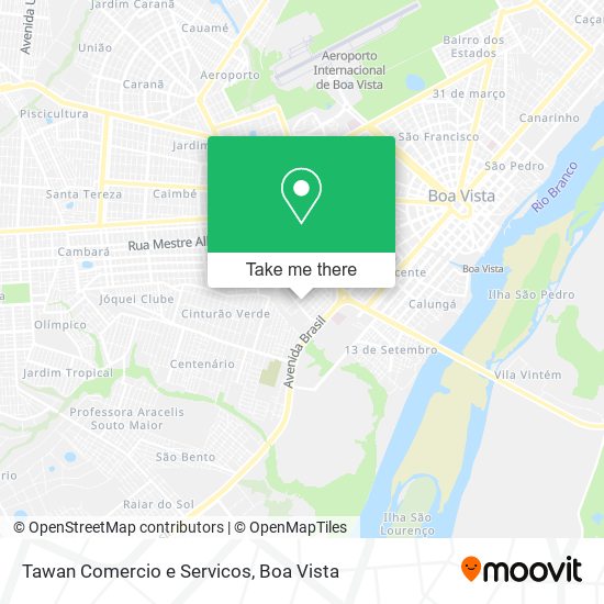 Tawan Comercio e Servicos map