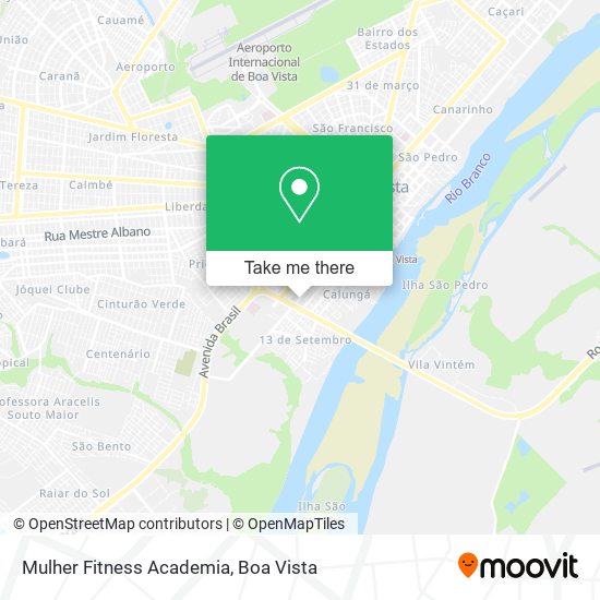 Mapa Mulher Fitness Academia